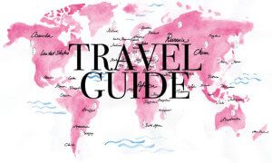 Travel guide map
