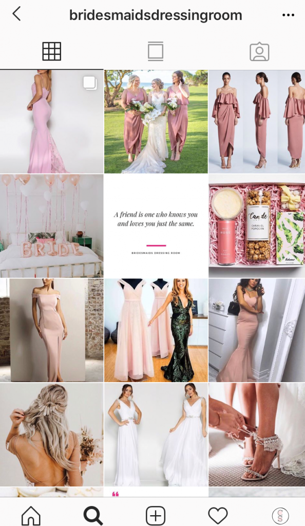 Content Savvy Portfolio - Bridesmaids Dressing Room