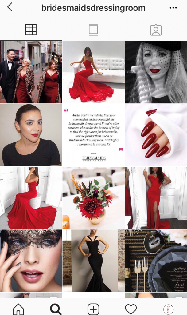 Content Savvy Portfolio - Bridesmaids Dressing Room