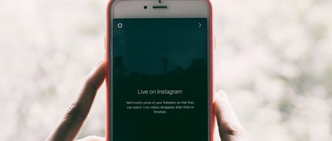 Instagram live on phone