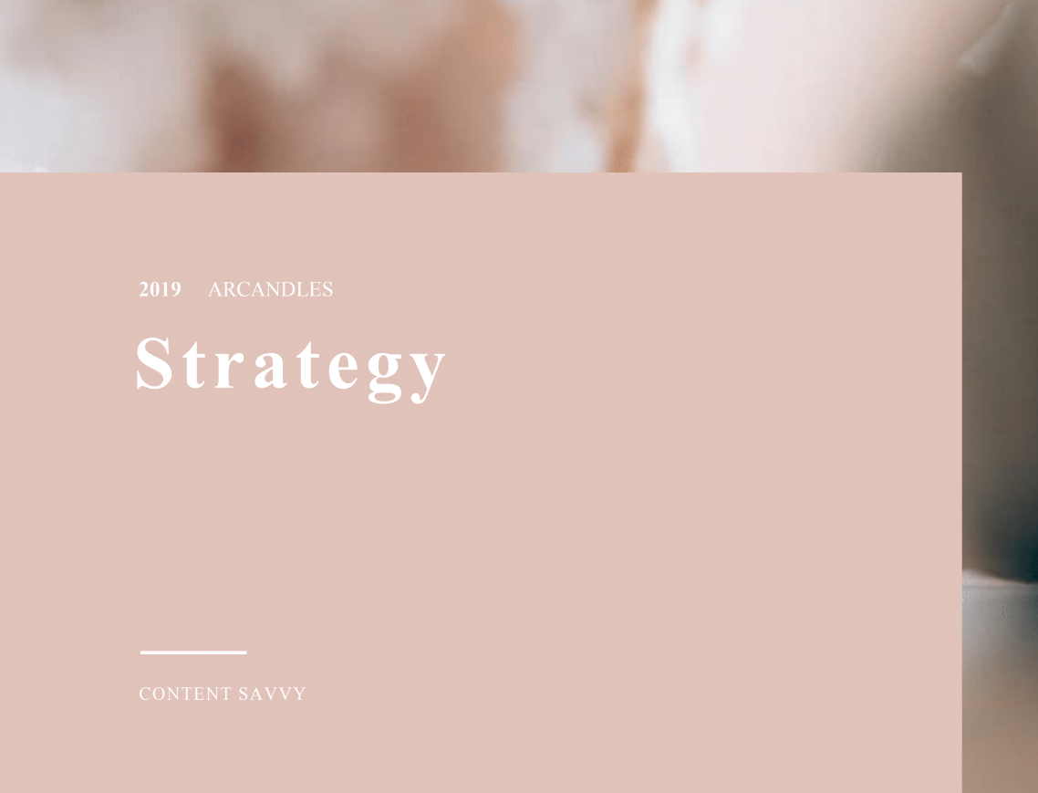 Arcandles Instagram Strategy by Content Savvy