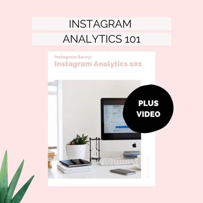 Instagram Analytics 101 ebook and video